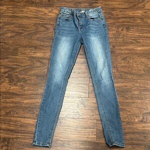 True & Co. Women's Skinny Jeans in Blue